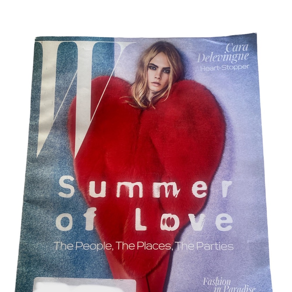W magazine june july 2016 cara delevigne summer of love